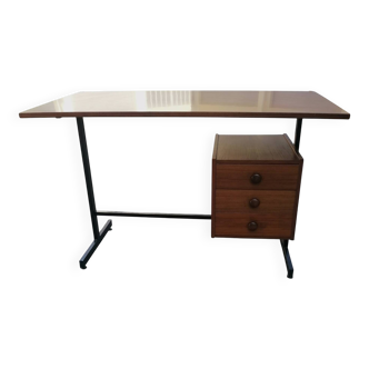 Scrivania vintage in teak, Italia, anni '70