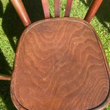 6 Fischel bistro chairs with labels, circa 1930