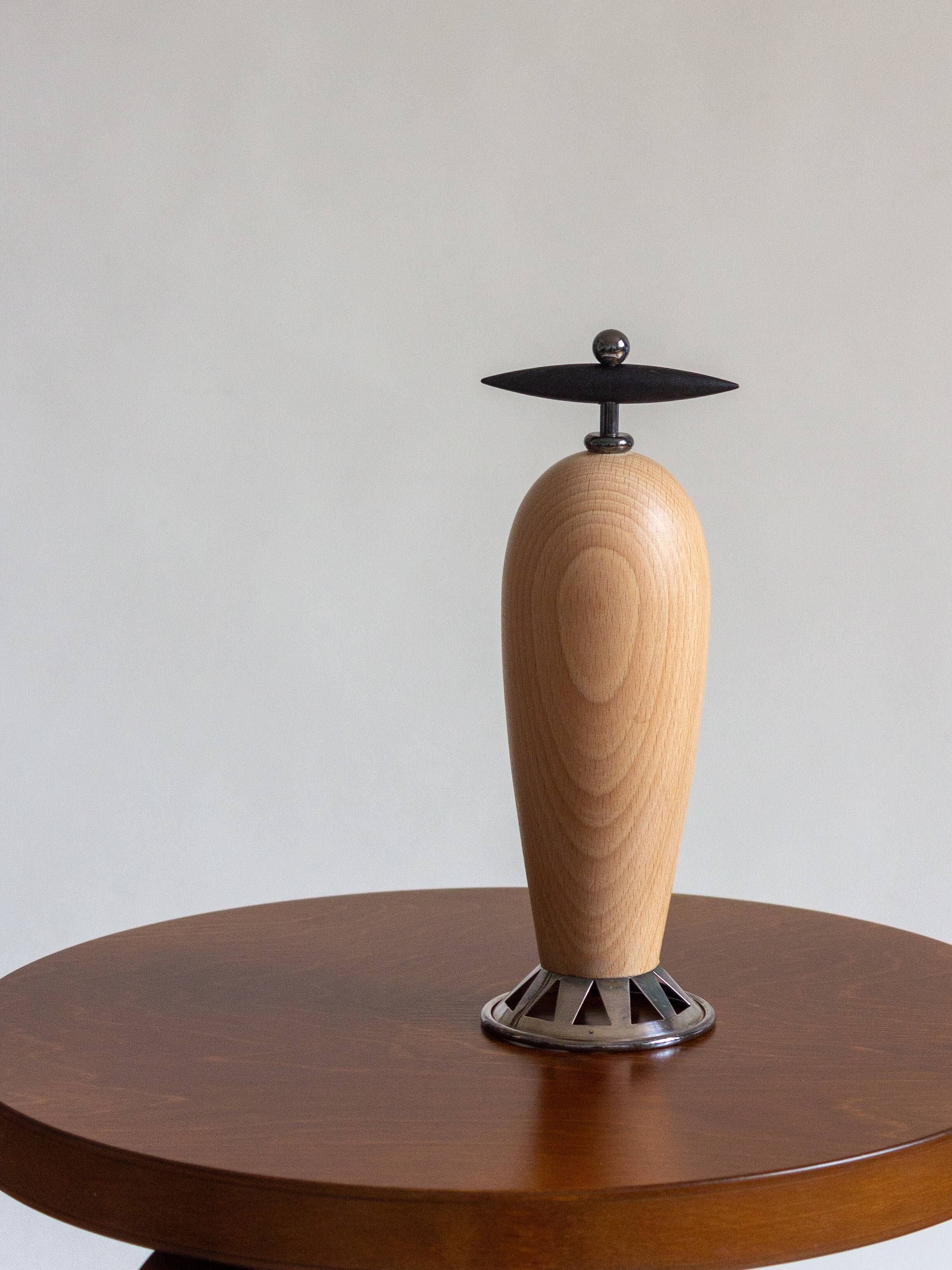 Wooden pepper pot, Carsten Jørgensen x Bodum, 1980s