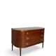Large half-moon shaped chest of drawers/hall console, 1930s/1940s.