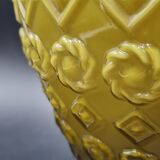 Italian opaline vase with molded pattern