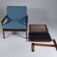 Fauteuil Capella par Illum Wikkelso pour Niels Eilersen. 1959.