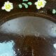 Old Round Glazed Pottery Plate with Floral Decoration