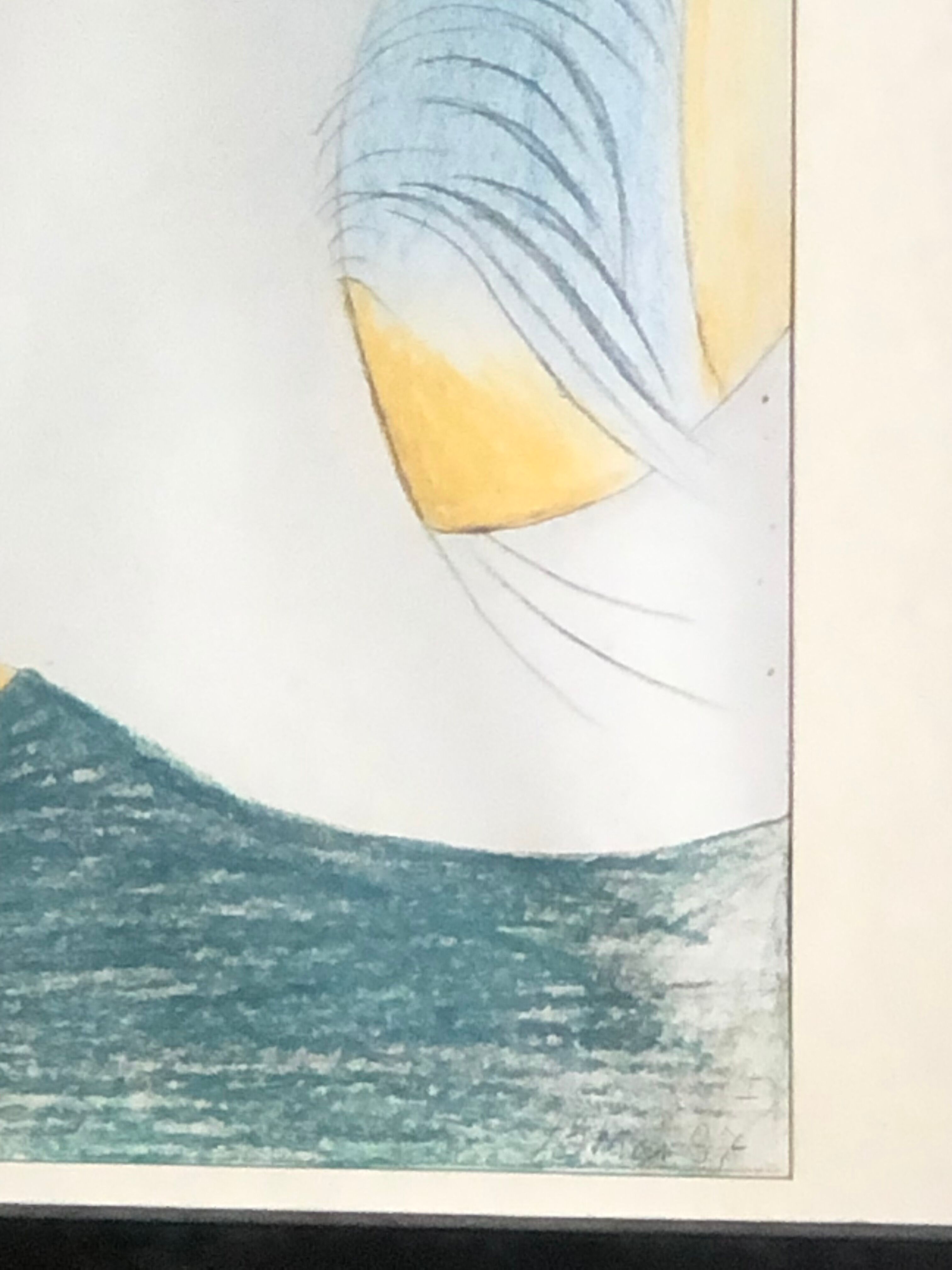 Picasso, reproduction "woman's head" preparatory drawing Guernica