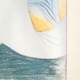 Picasso, reproduction "woman's head" preparatory drawing Guernica