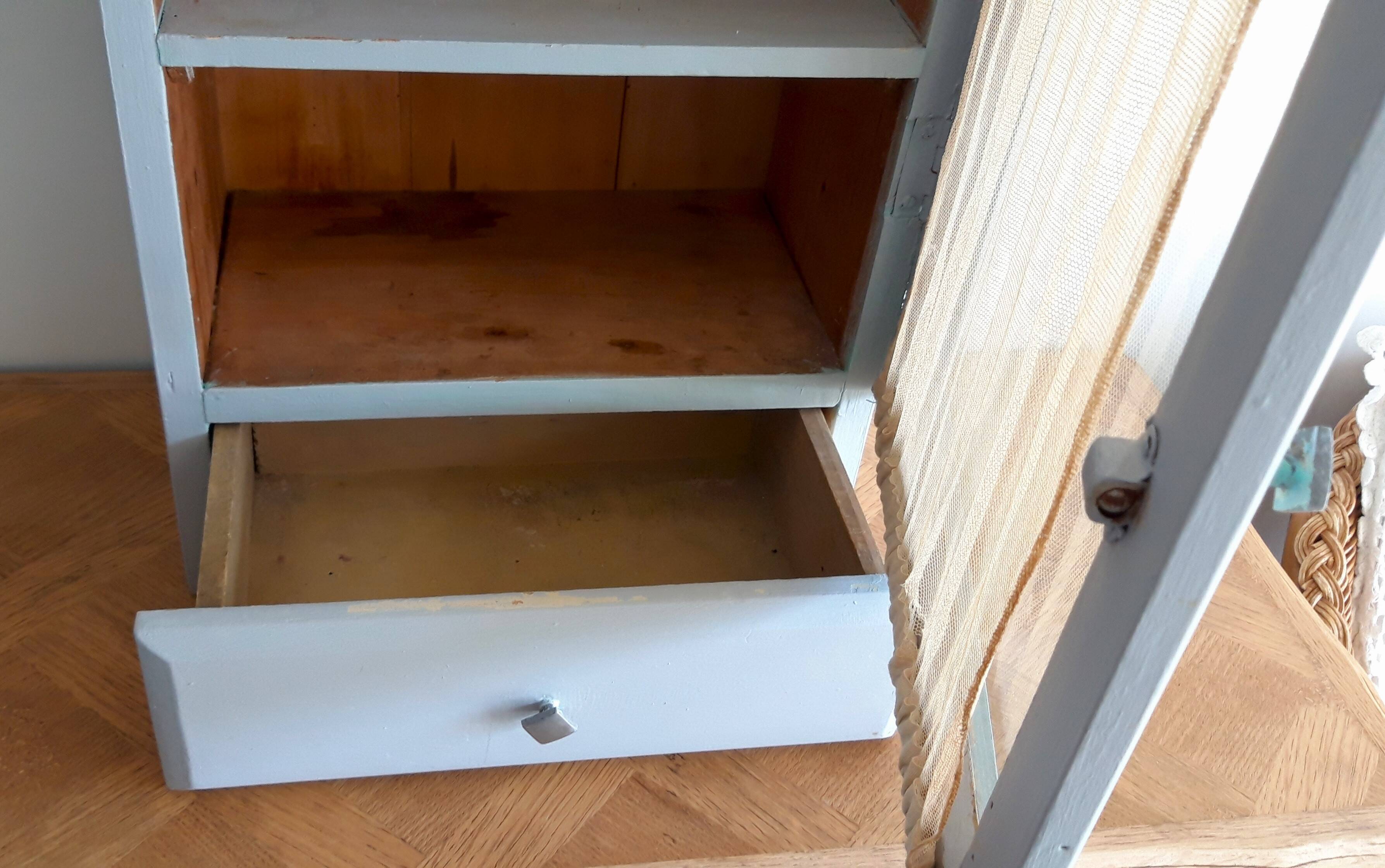 Wooden medicine cabinet