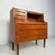 1960s Vintage Mid-Century Danish Teak Design Secretary