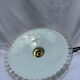 Vintage white opaline suspension lampshade
