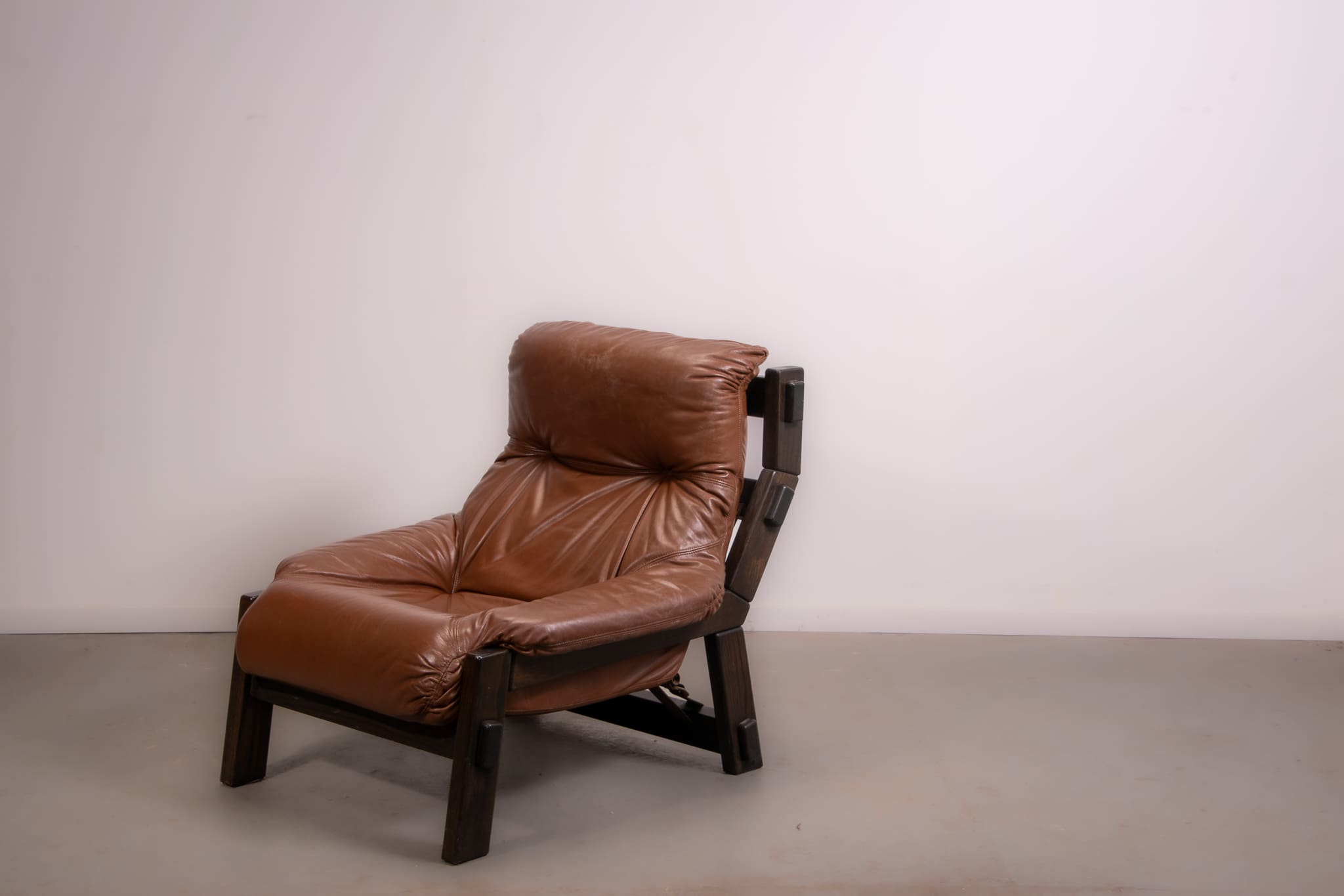 Canapé et fauteuil brutalistes hollandais conçus par Gerard Van den Berg pour Montis, vers 1980