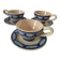 Trio of Ti-Bihan St Malo cups and saucers by Yvon Roy