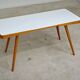 White opaxit coffee table by Jiri Jiroutek for Cesky Nabytek 1960