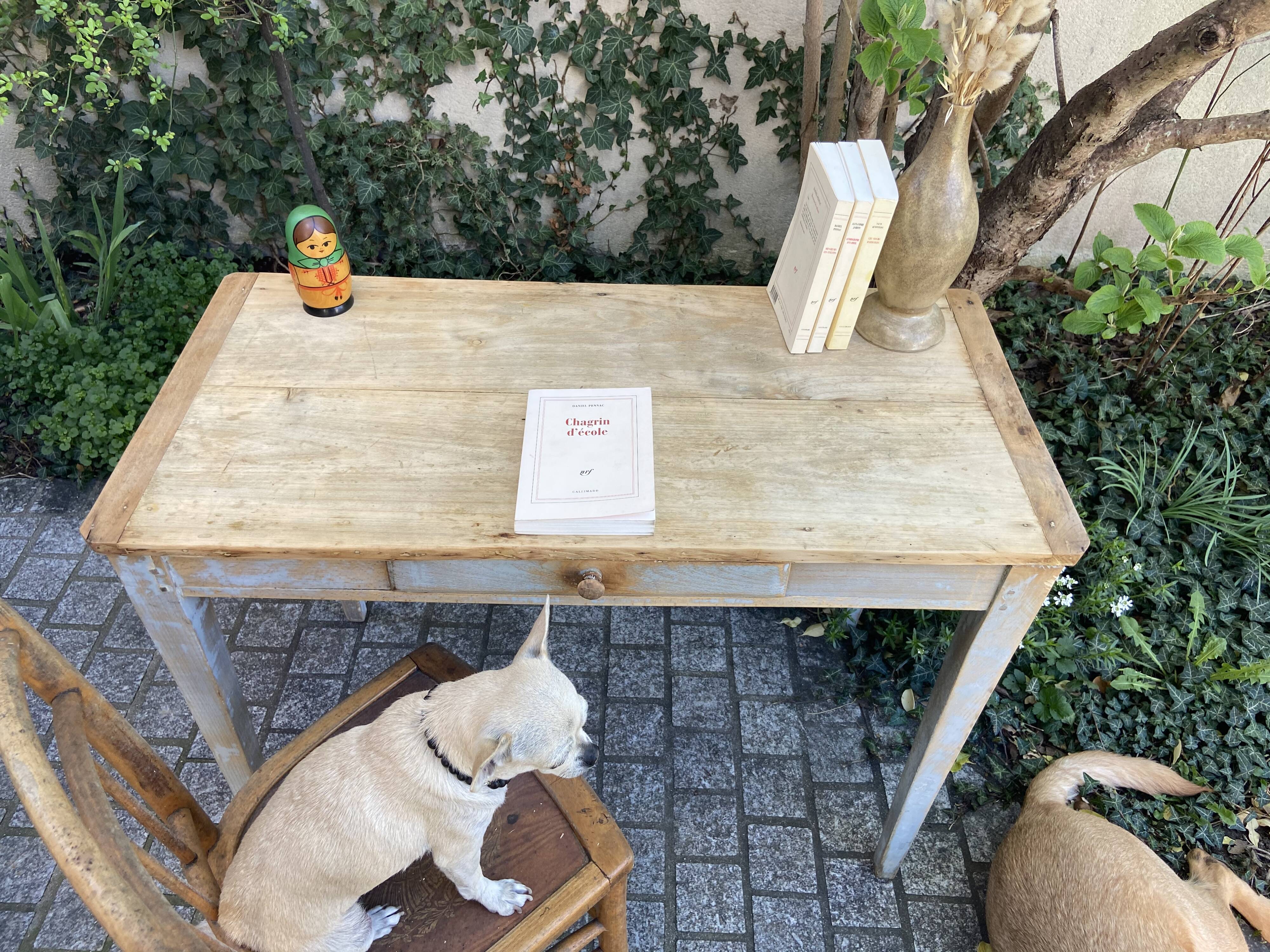 Small vintage farm table 1940 / 50