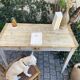 Small vintage farm table 1940 / 50