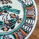Korond pottery ceramic plate