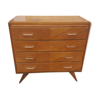 Chest of drawers vintage foot scandinavian compass