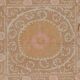 Vintage Turkish hand-knotted rug 134x140 cm
