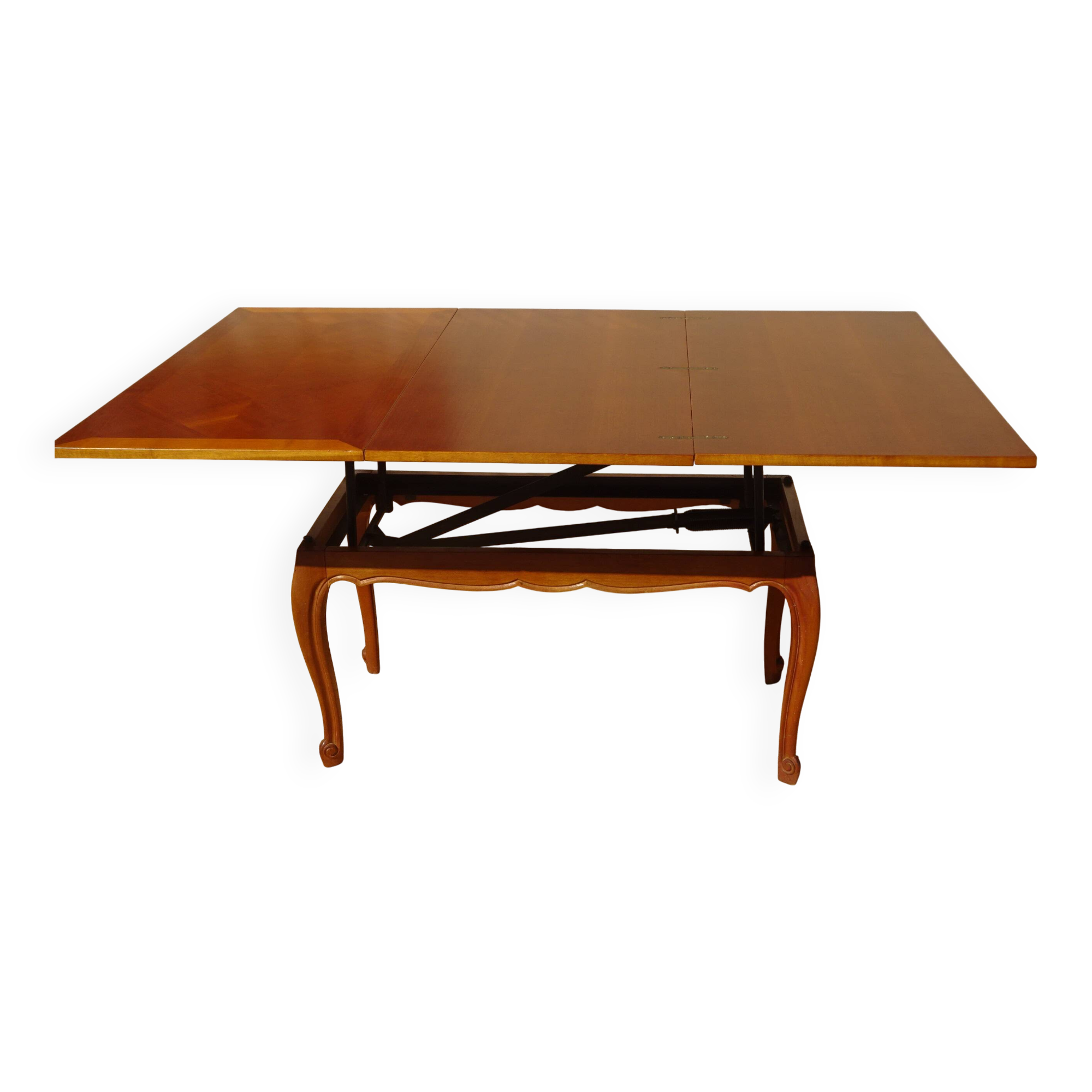 Coffee table that can be converted into a dining table, inspired by A.Ducrot