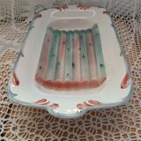 Old Barbotine dish from Digoin and Sarreguemines