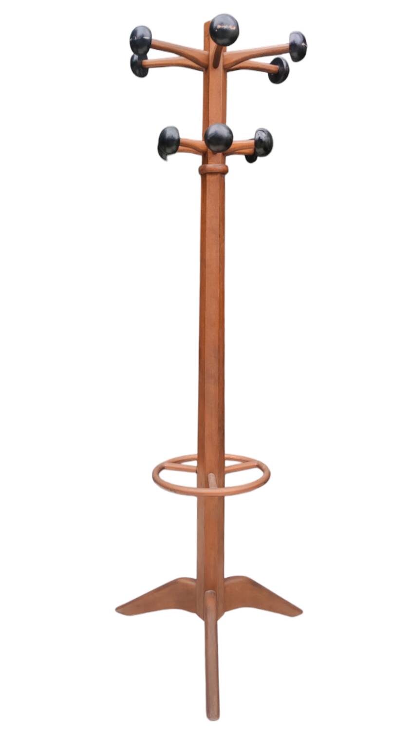 Stella vintage coat rack with 12 hooks