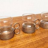 Mid-century Finnish Tsaikka tea glass by Timo Sarpaneva for Iittala.