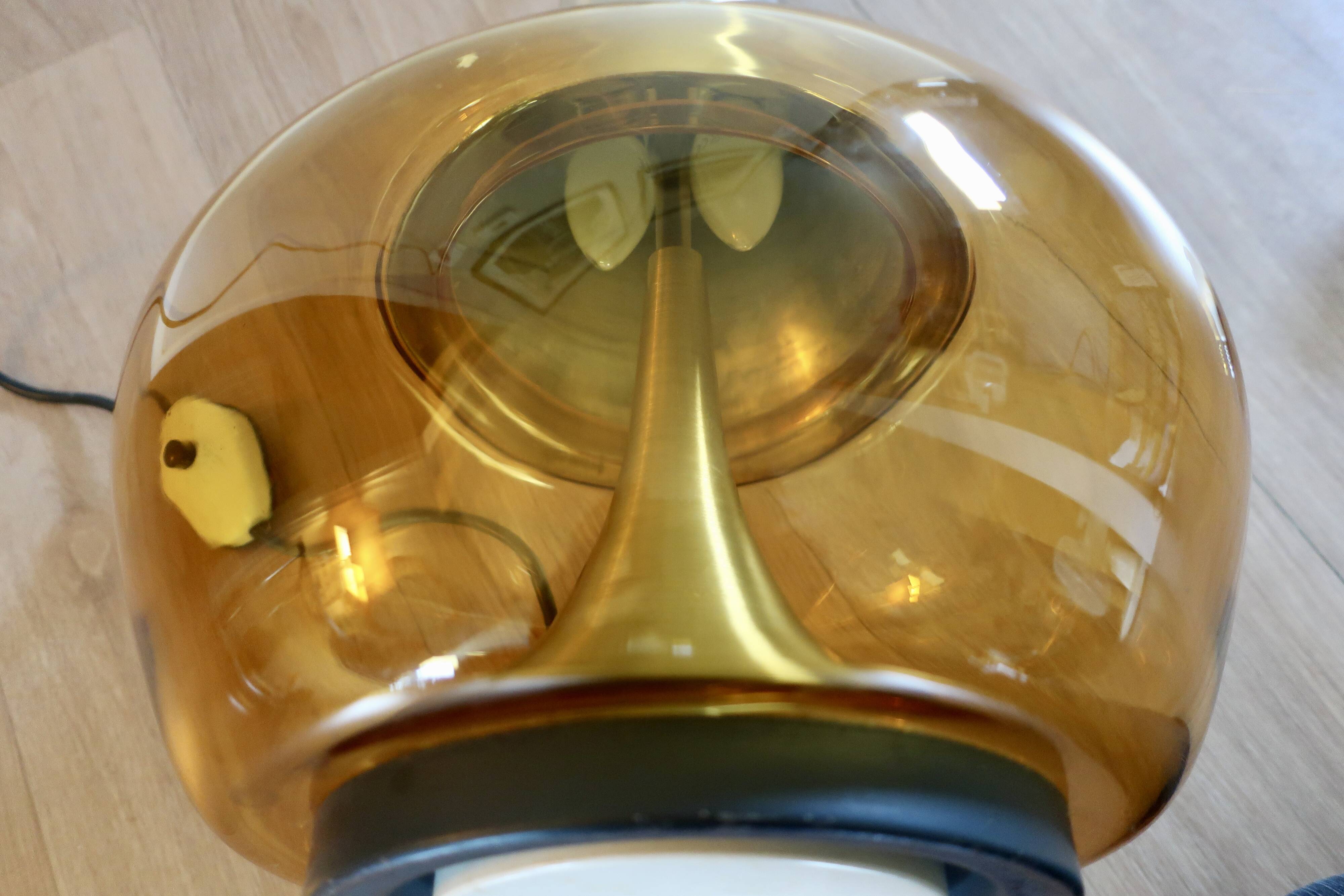Doria lamp base 69 cm in very good condition from the 1960s/70s with a differential switch.