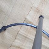 High metal and wood stool