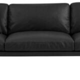 Leather sofa, Stricto Sensu leather designer sofa by Didier Gomez for Ligne Roset.