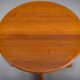 Vintage Scandinavian Danish teak round side table by Axelsen, 2003