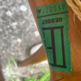 Set of 6 chairs signed GESSEF "Havana"