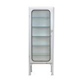 Cabinet médical avec cinq étagères en verre 1975