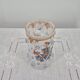 Small enamelled glass vase with armorial design in Historismus style from 19th century Bohemia.