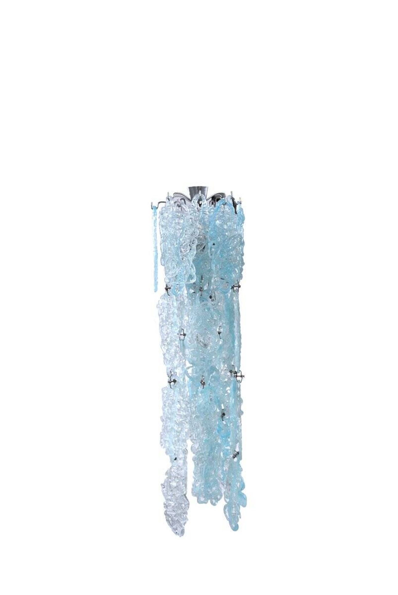 Mid-Century Spider Pendant Lamp in Vistosi Crystal, 1950s