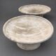 Willy Guhl for Eternit, pair of "Soucoupe" planters, model/size 97, Switzerland, circa 1960.