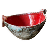Arlette Roux Flat Salad Bowl