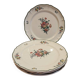 4 assiettes à dessert Villeroy&Boch fleurs Mettlach