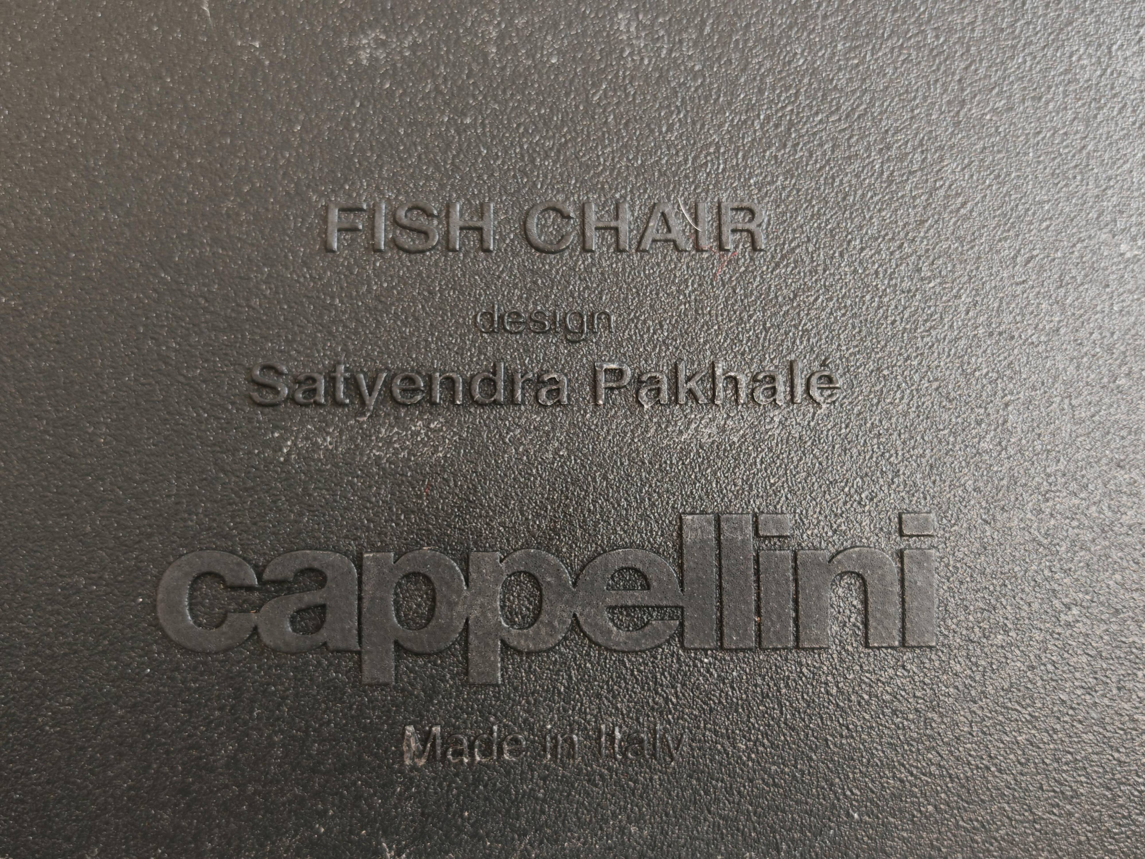 Fauteuil lounge postmoderne Fish chair Satyendra Pakhalé Cappellini
