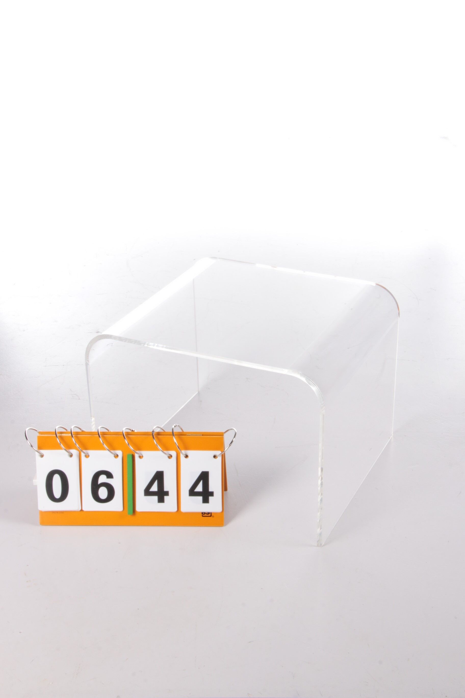 Plexiglass side table, 1970