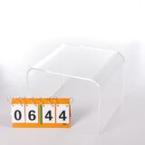 Plexiglass side table, 1970