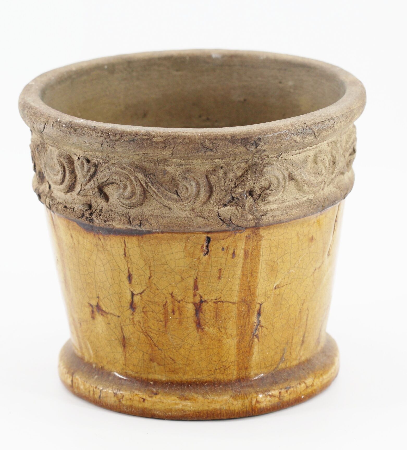 Ancient ceramic pot cover