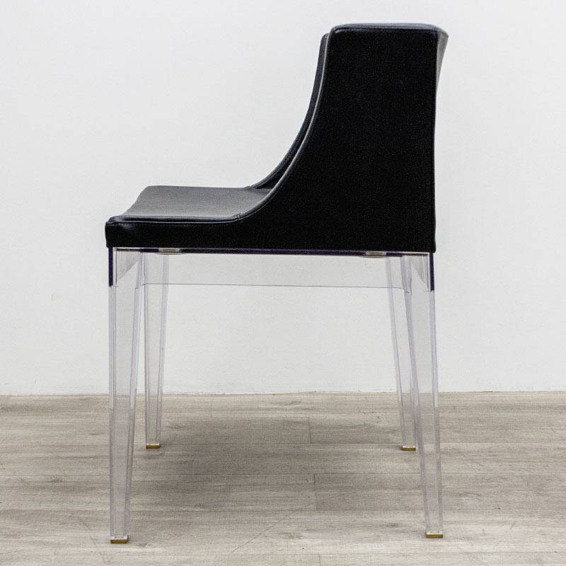 Mademoiselle chair from KARTELL in black leather