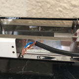 Smoked glass wall lamps