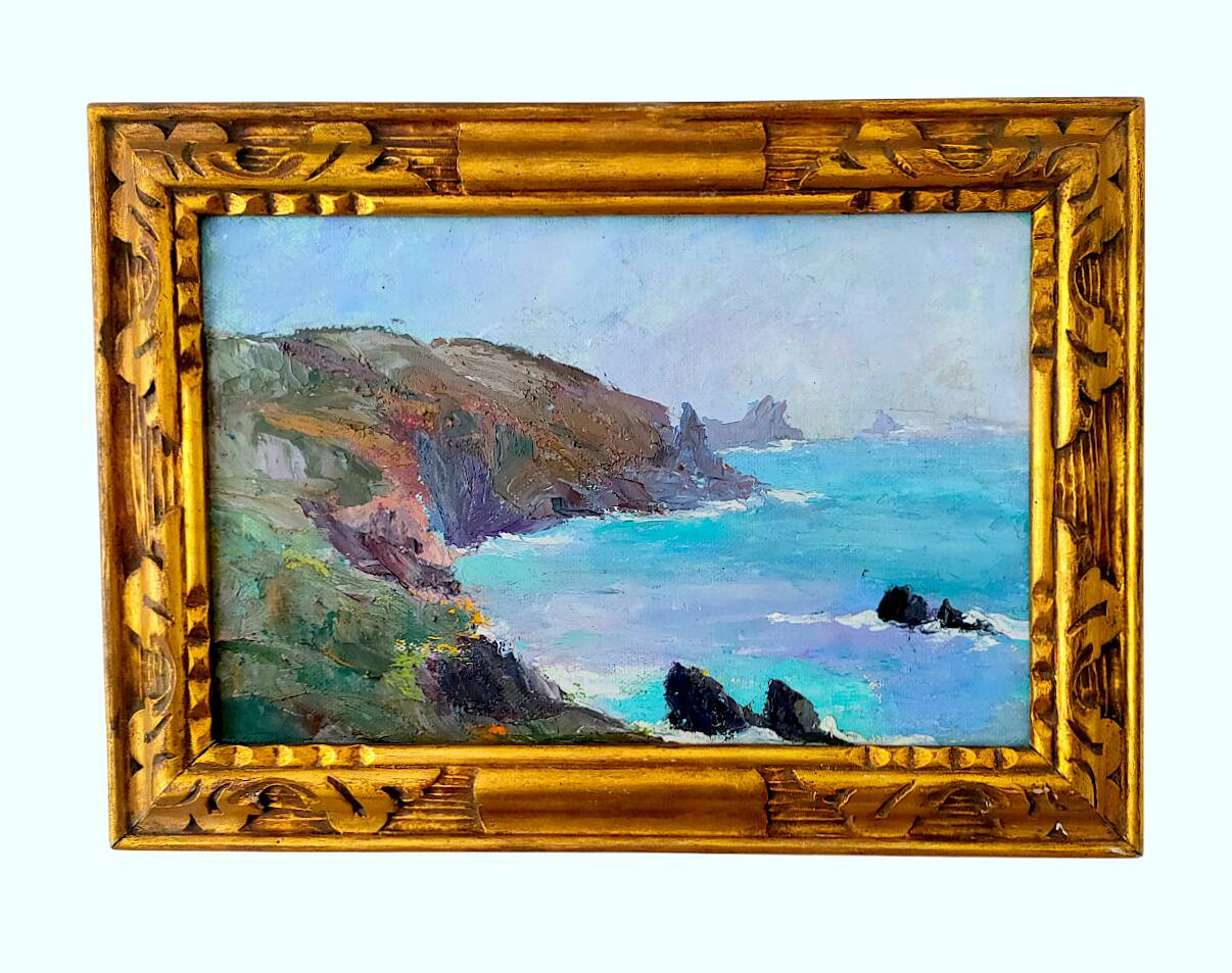 Tableau louise-yvonne salonne (1903-1990) – oil on canvas, porspoder 1934
