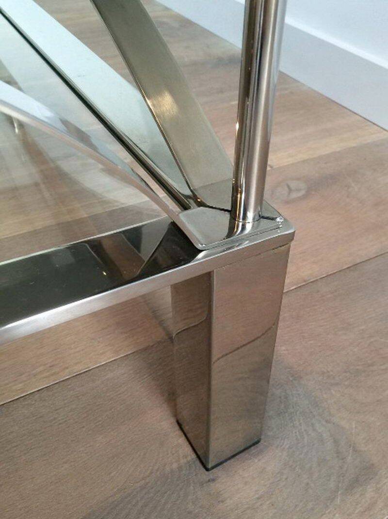 Chrome coffee table