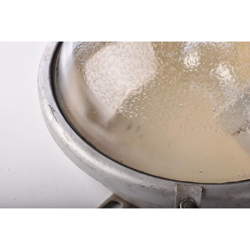 Applique murale industrielle ronde