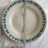 Assiette creuse + assiette à dessert