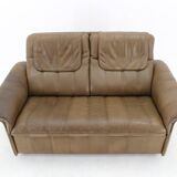 1970s De sede Exclusive Buffalo Leather 2- Seater Sofa , Switzerland