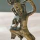 Clochette de table en forme de Danseuse céleste Apsara Khmer, en bronze doré