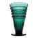 Large antique Art Deco emerald cut crystal vase, Bohemia 1920-1930