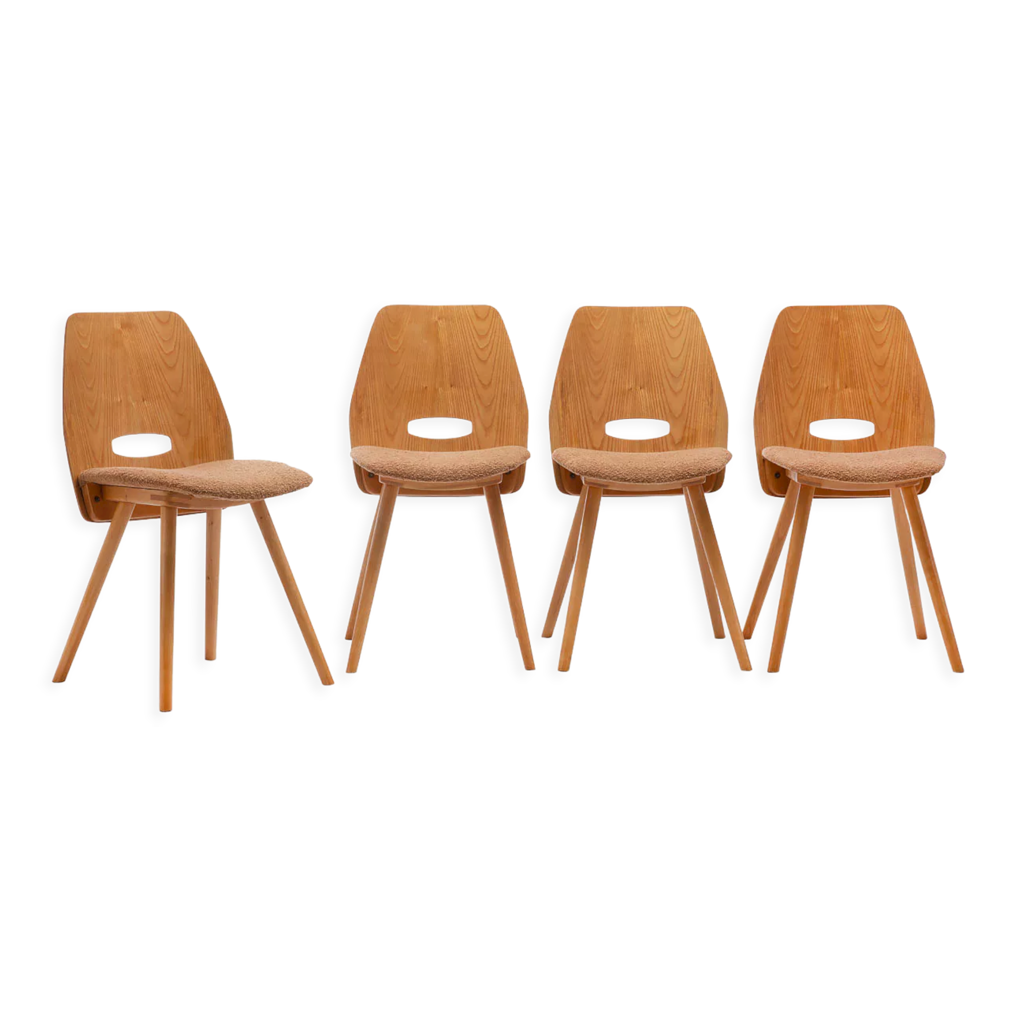 Lot de 4 chaises Tatra