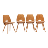 Lot de 4 chaises Tatra